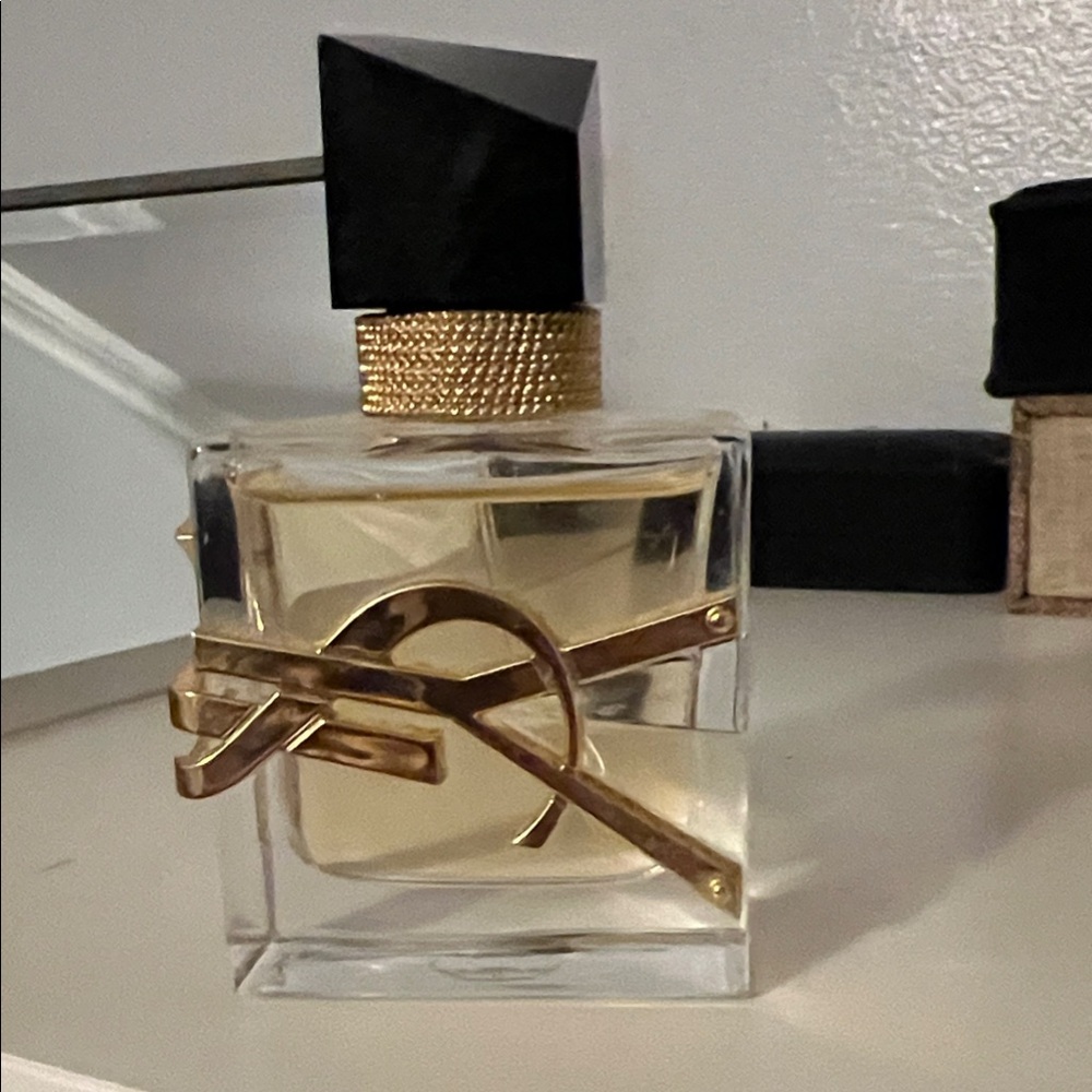 YSL Perfume with Black Cap and Gold Accents.  USED ONCE
